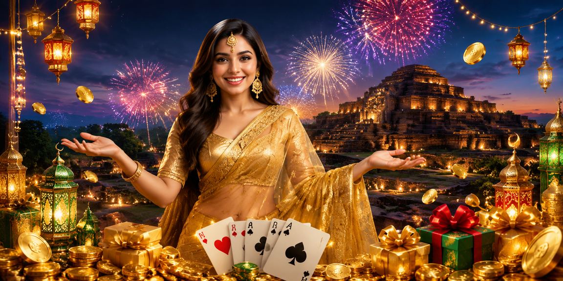 বাংলাদেশে শাড়ি পরা একজন খেলোয়াড় তিন পাত্তি কার্ড গেম খেলছেন